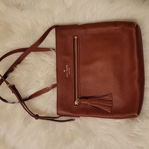 Kate spade crossbody in pebbled leather